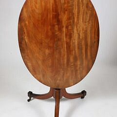 Mahogany Single Board Tilt Top Table, circa 1820