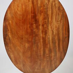 Mahogany Single Board Tilt Top Tea Table, circa 1820