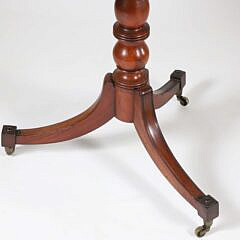 Mahogany Single Board Tilt Top Tea Table, circa 1820