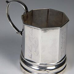American Coin Silver Cup, 19th Century