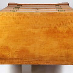 American Chippendale Curly Maple Tall Chest of Drawers, circa 1800