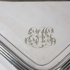 Two Tiffany & Co. Silver Soldered Serving Trays