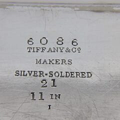 Two Tiffany & Co. Silver Soldered Serving Trays