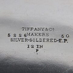 Two Tiffany & Co. Silver Soldered Serving Trays