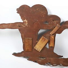 Art Deco Carved Wood Plaque “Oceanus”