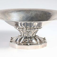 George Jensen Sterling Silver Footed Candy Dish