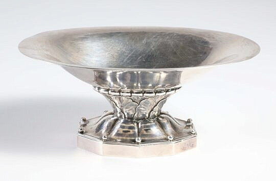 George Jensen Sterling Silver Footed Candy Dish