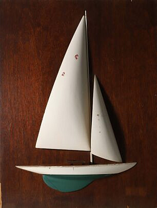 Half-Hull Model of the Racing Yacht "Annie", circa 1959
