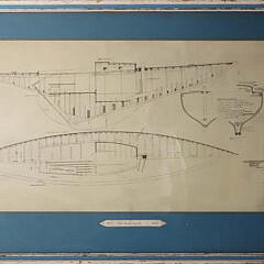 Half-Hull Model of the Racing Yacht “Annie”, circa 1959