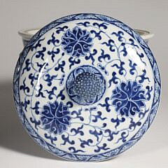Chinese Export Blue and White Fruit Cooler, 19th Century