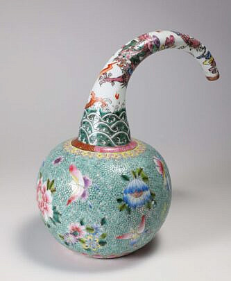 Auspicious Symbols Pot Teapot, Chinese Qing Dynasty