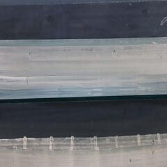Marc Petrovic Five Glass Boat Sculptures in Custom Glass Case