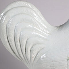 Pair of Chinese Export Porcelain Roosters, 19th Century