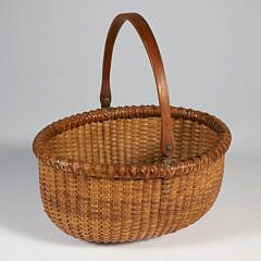 Oval Swing Handle Nantucket Basket