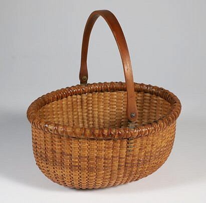 Oval Swing Handle Nantucket Basket
