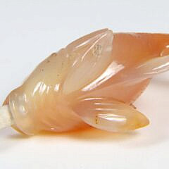 Chinese Carved Agate “Fish” Snuff Bottle, Qing Dynasty