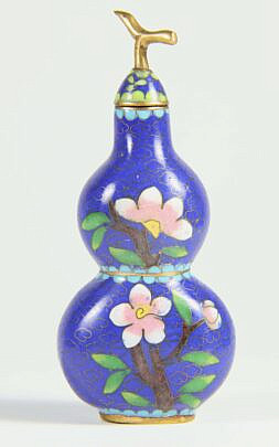 Chinese Cloisonne Enamel Snuff Bottle, 20th Century