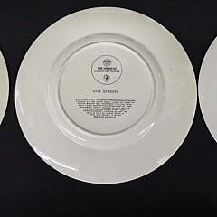 Set of Ten Vintage Wedgwood Sailing Ship Naval Martitime Dinner Plates