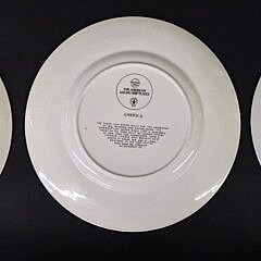 Set of Ten Vintage Wedgwood Sailing Ship Naval Martitime Dinner Plates