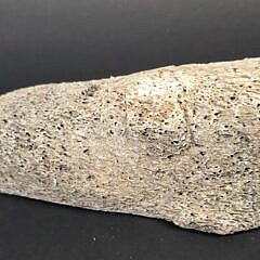 Antique Carved Fossilized Whalebone Narwhal and Seal Sculpture Figurine, 19th century