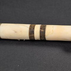 Antique Whaleman Made Polyhedron Grip Walking Stick, circa 1850