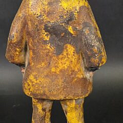 Antique Cast Iron Eastern Specialty Company Old Salt Fisherman Doorstop, circa 1920s