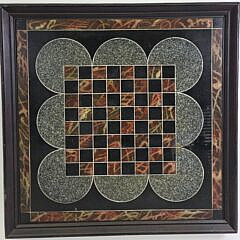 Antique Marble Specimen Gameboard, 19th century
