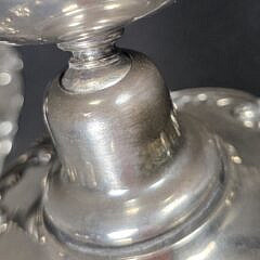 Pair Scarce John Macy Nantucket Gorham Sterling Silver Citrus Cups, 19th century