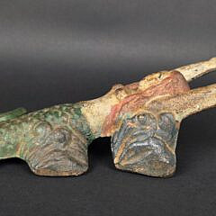 Scarce Antique Cast Iron Figural Mermaid Bootjack Doorstop, circa 1920