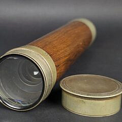  Antique/Vintage Royal Western Yacht Club Three Draw Captains Spyglass