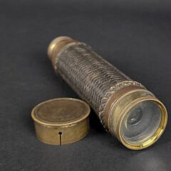 Diminutive Antique Three Draw Sailors Captains Spyglass, 19th century