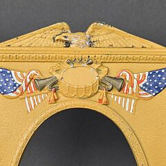 Vintage United States Military Souvenir Picture Frame,
