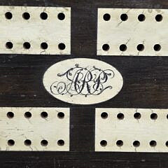 Large Antique Sailor Made Cribbage Board, 19th Century