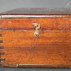 Antique American Perko Boxed Gimbaled Nautical Ships Compass, 19th century