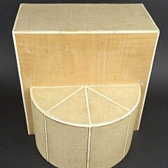 Vintage Art Deco Shagreen Decorated Shelf Bracket, 20th century