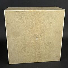 Vintage Art Deco Shagreen Decorated Shelf Bracket, 20th century