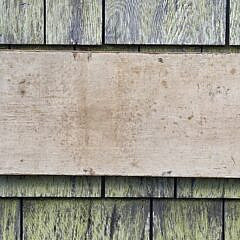 Vintage Painted U.S. Coast Guard Official Auxiliary Patrol Wooden Sign, 20th century