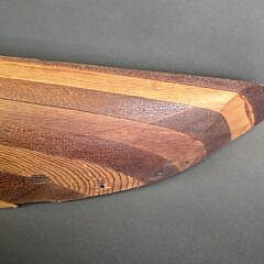 Antique Ten Lift Ship Builders Half Hull Boat Model, 19th century