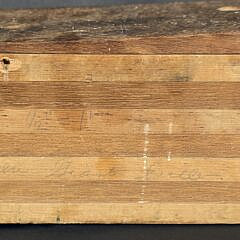 Antique Ten Lift Ship Builders Half Hull Boat Model, 19th century