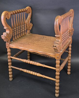 4939-955 Dolphin Window Bench A