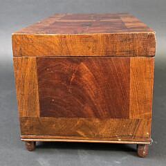 Antique Sailor Made Heart and Star Inlaid Box, 19th century