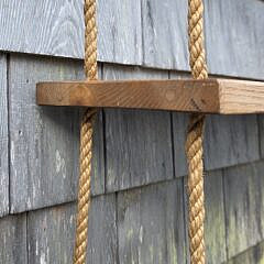  Vintage Five-Rung Naval Nautical Rope Boat Ladder, 20th century