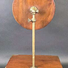 Antique Anglo Indian Brass Bound Campaign Gentleman’s Shaving Mirror, 19th century