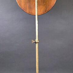 Antique Anglo Indian Brass Bound Campaign Gentleman’s Shaving Mirror, 19th century