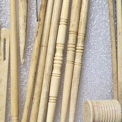 Collection of Antique Whalebone Instruments and Trinkets, 19th century