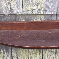 Antique Eight-Lift Ship Builders Half Hull Boat Model, 19th century