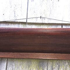 Antique Eight-Lift Ship Builders Half Hull Boat Model, 19th century