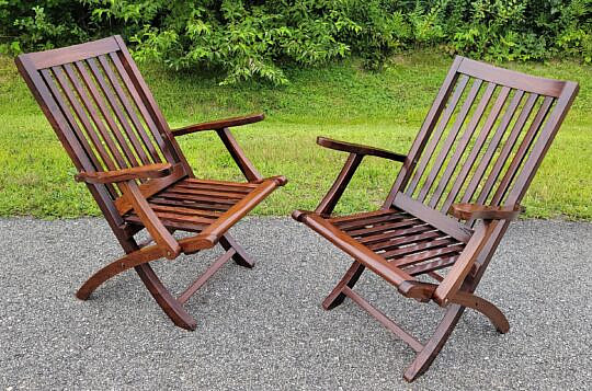 4957-955 Rosewood Deck Chairs A
