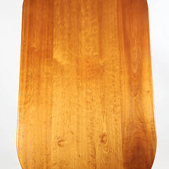 Stephen Swift Oval Double Pedestal Cherry Dining Table