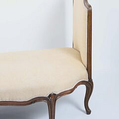 Louis XV Provincial Walnut Day Bed, 19th Century